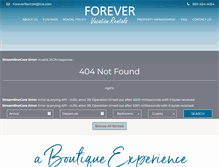 Tablet Screenshot of forevervacationrentals.com